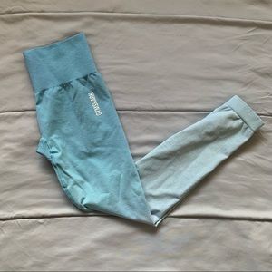 Gymshark Blue Adapt Ombré Seamless Leggings Size S